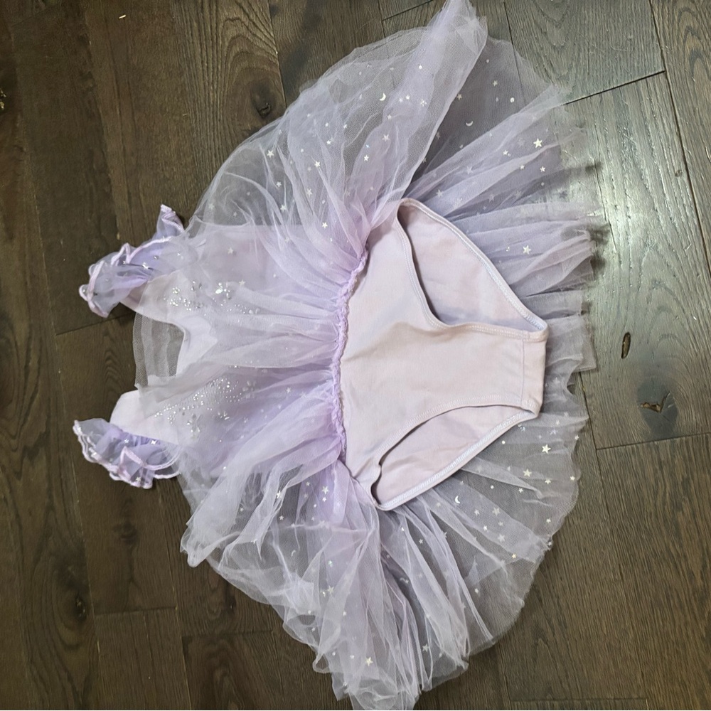 Sparkling girls dace ballet Set - light blue, dark blue Purple 4t - Picture 4 of 8